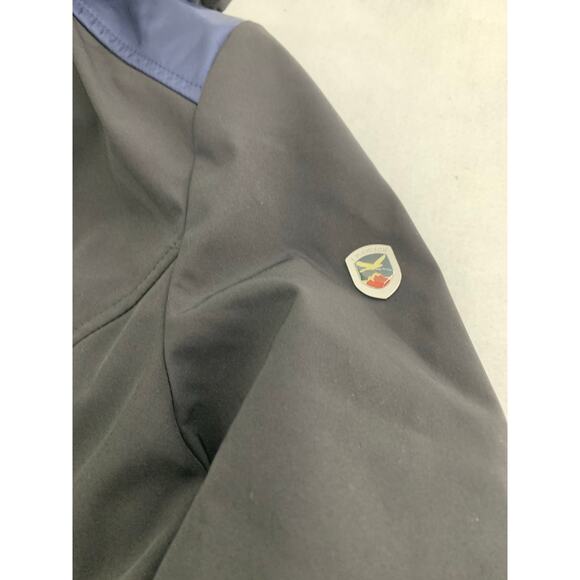 1 Madison Expedition Heritage Collection Womens Jacket Size L Black w/ Navy Trim - Picture 8 of 15